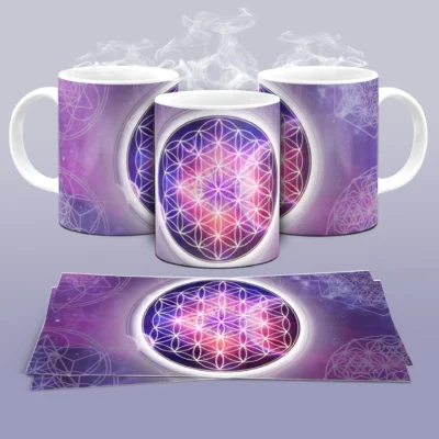 Caneca Códigos Flor da Vida