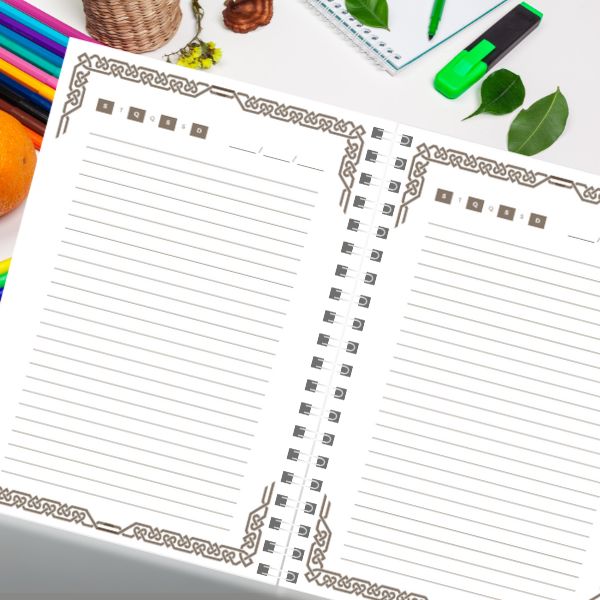 Caderno Artístico Árvore da Vida - Universitário - 200 folhas - Personalizado - Imagem 3