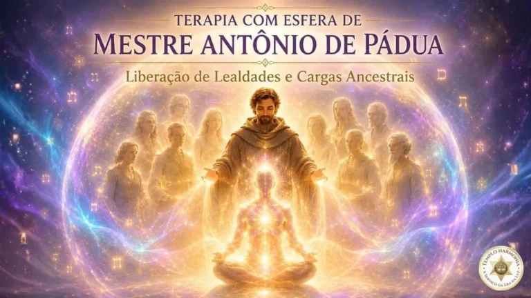 Terapia com Esfera de Mestre Antônio de Pádua – Liberação de Lealdades e Cargas Ancestrais