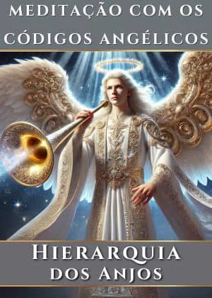 Capa da Hierarquia dos Anjos para Meditação com os Códigos Angélicos