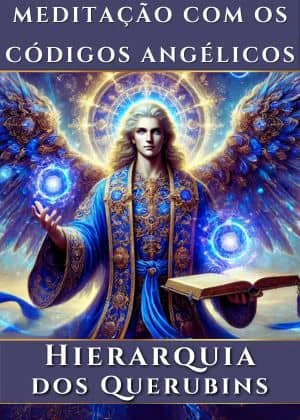 Capa da Hierarquia dos Querubins para Meditação com os Códigos Angélicos