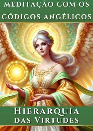 Capa da Hierarquia dos Virtudes para Meditação com os Códigos Angélicos