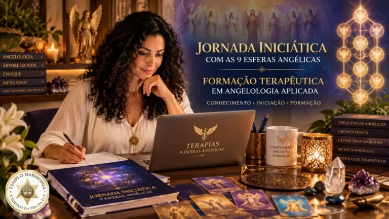 Jornada Iniciática com as 9 Esferas Angélicas — Formação em Angelologia Aplicada